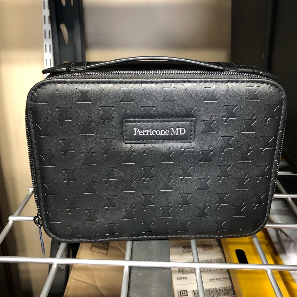 Perricone MD Embossed Black Toiletry Case